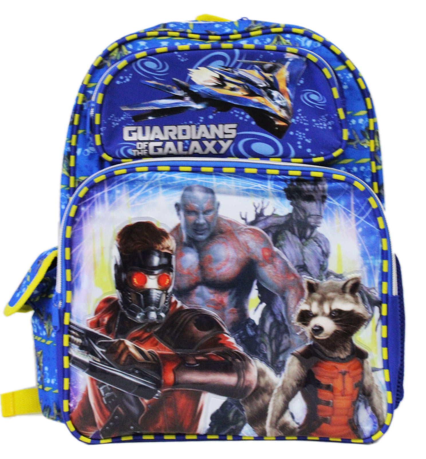 Full Size Blue and Yellow Guardians of the Galaxy Kids Backpack