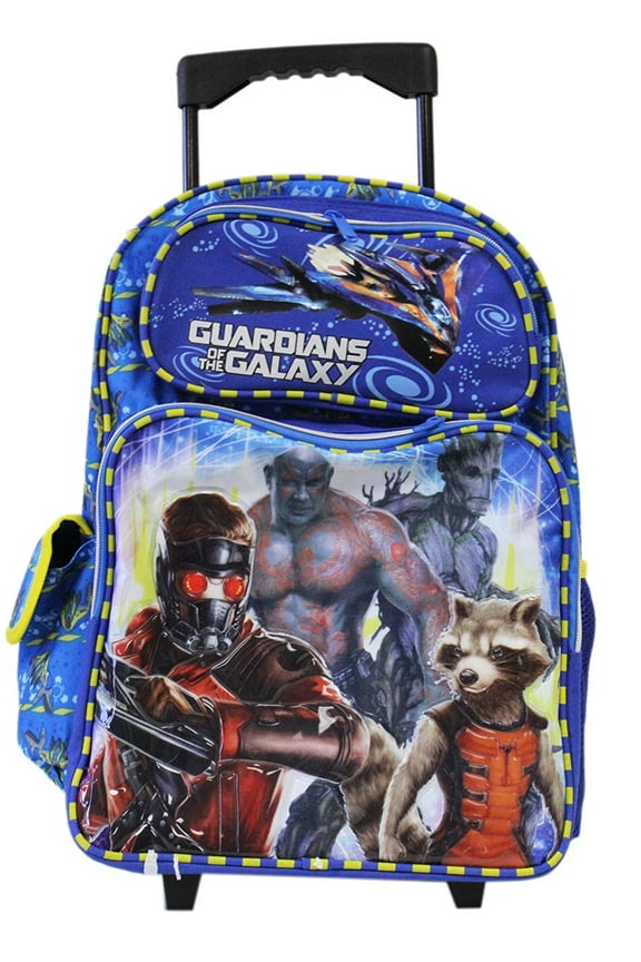 Full Size Blue and Yellow Guardians of the Galaxy Rolling Backpack?
