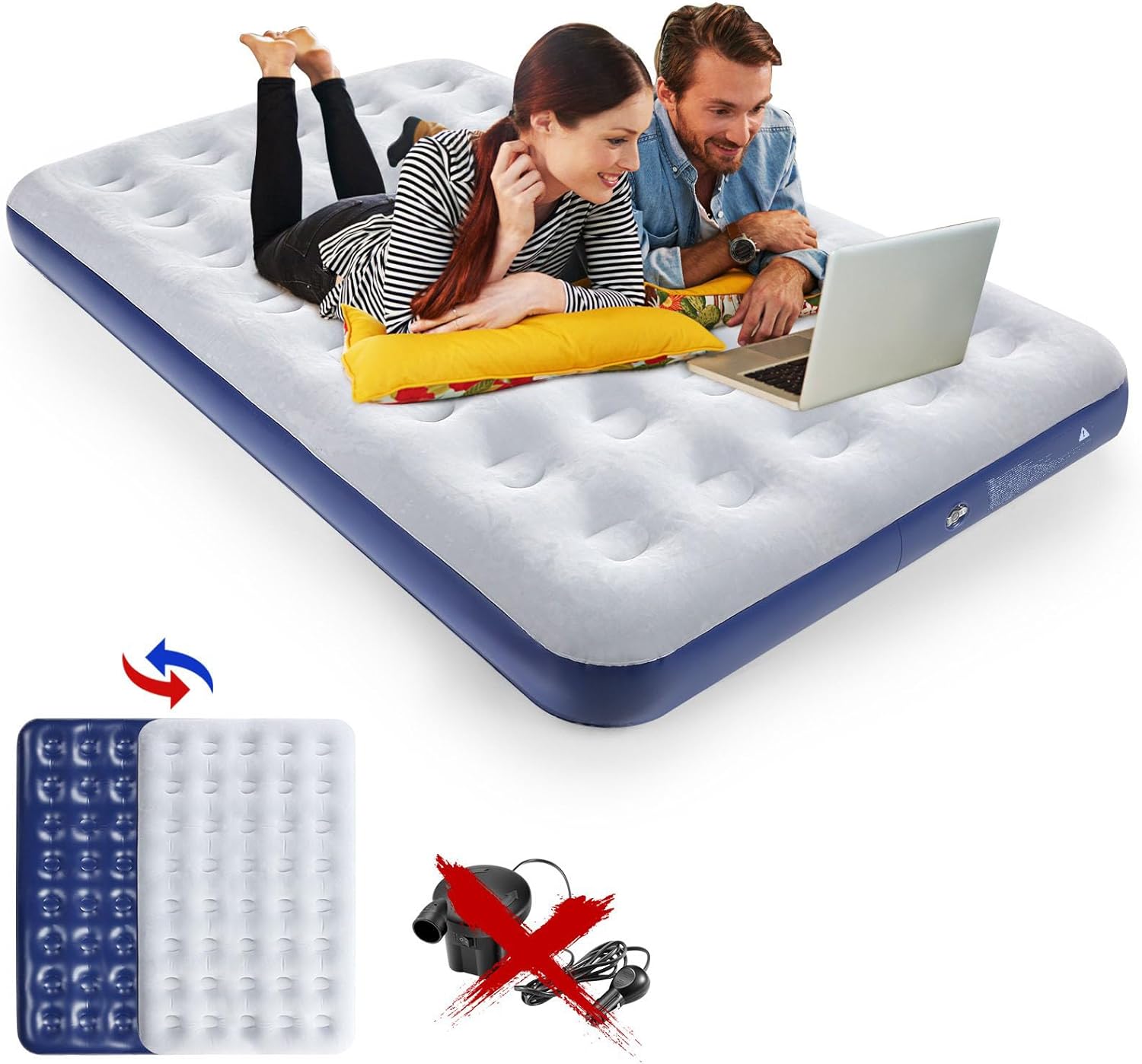 Full Size Camping Air Mattress Leak Proof Camping Air Mattress Travel