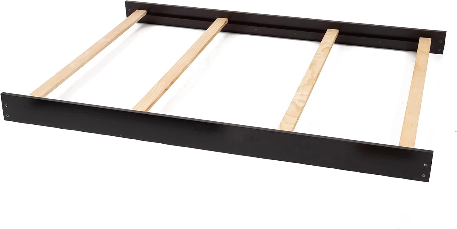 Full-Size Conversion Kit Bed Rails Compatible with Oxford Baby, Soho Baby, Ozlo Baby & Avalon Baby Cribs (Espresso, Option 1)