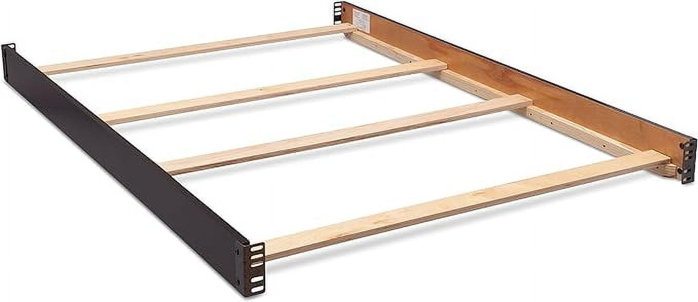 Full-Size Conversion Kit Bed Rails for Serta Aberdeen, Adelaide, Ashland, Banbury, Barrett, Bethpage, Fairmont, Fall River, Fernwood & Mid-Century Modern Lifestyle 4-in-1 Cribs (Dark Chocolate)
