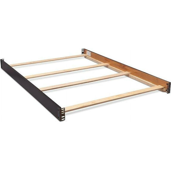 Full-Size Conversion Kit Bed Rails for Serta Aberdeen, Adelaide, Ashland, Banbury, Barrett, Bethpage, Fairmont, Fall River, Fernwood & Mid-Century Modern Lifestyle 4-in-1 Cribs (Dark Chocolate)