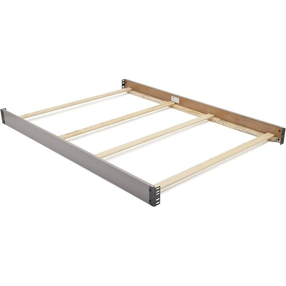 Full-Size Conversion Kit Bed Rails for Serta Aberdeen, Adelaide, Ashland, Banbury, Barrett, Bethpage, Fairmont, Fall River, Fernwood & Mid-Century Modern Lifestyle 4-in-1 Cribs (Grey)