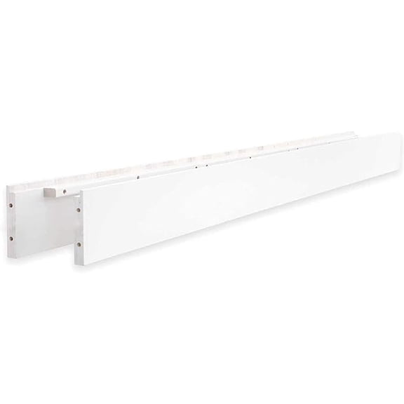 Full-Size Conversion Kit Bed Rails for Baby Appleseed & Eco-Chic Cribs (White, Option 1)