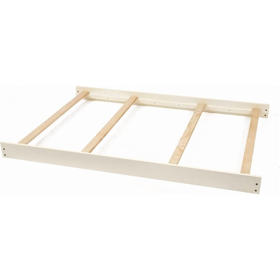 Full-Size Conversion Kit Bed Rails for Baby Cache Cribs (Glazed White)