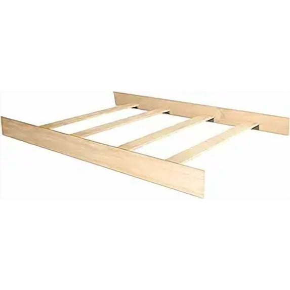 Full-Size Conversion Kit Bed Rails for Baby Cache Cribs (Natural)