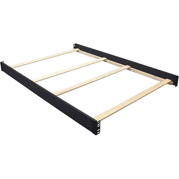 Full-Size Conversion Kit Bed Rails for Canton Deluxe Crib by Delta Children - #0050 (Black - 001)