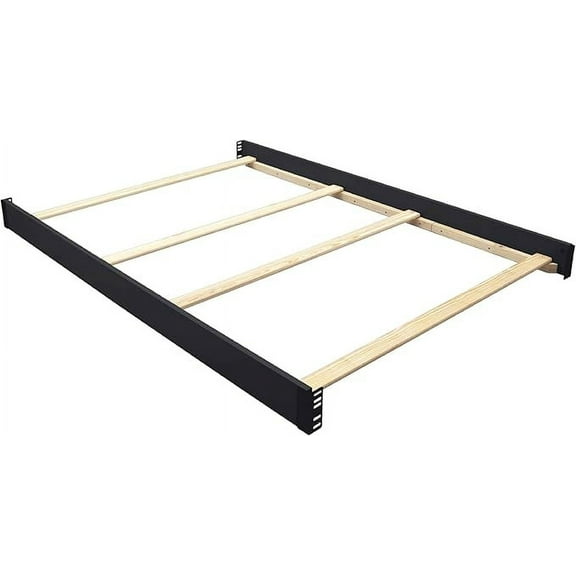 Full-Size Conversion Kit Bed Rails for Canton Deluxe Crib by Delta Children - #0050 (Black - 001)