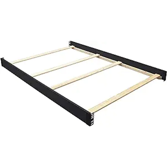 Full-Size Conversion Kit Bed Rails for Emma Crib 'N' More by Simmons Kids & Delta Children - #0050 (Black Espresso - 907)