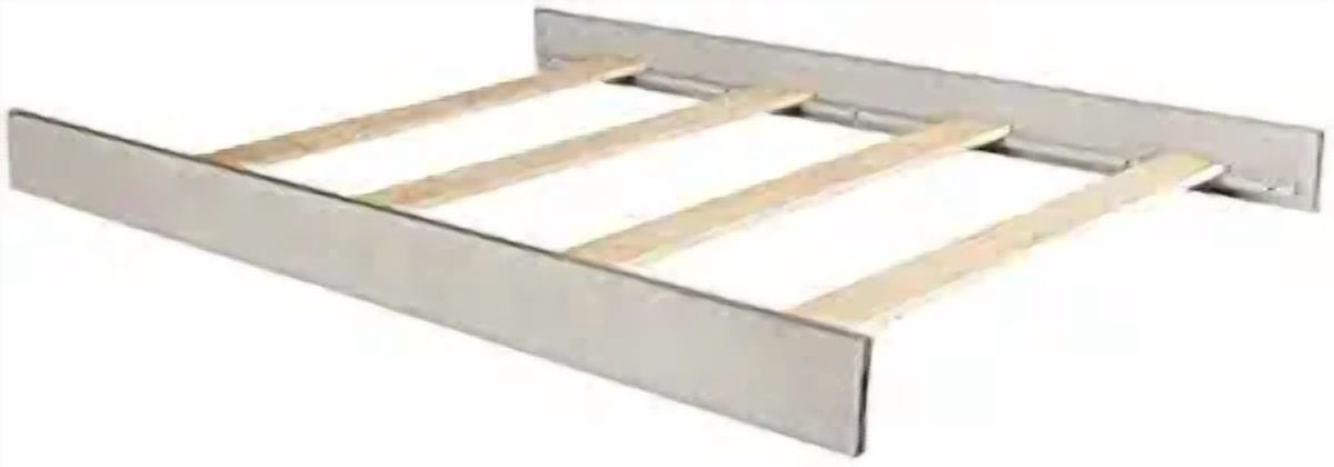 Full-Size Conversion Kit Bed Rails for Evolur Cribs (Linen Grey ...