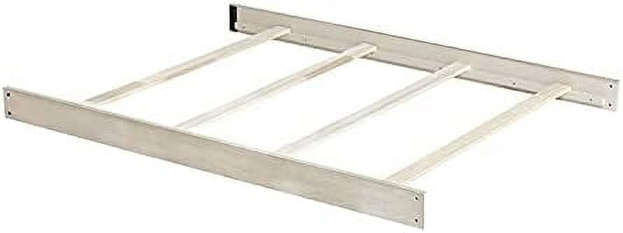 Full-Size Conversion Kit Bed Rails for Evolur Cribs (Pebble White Stone)
