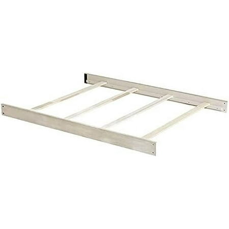 Full-Size Conversion Kit Bed Rails for Evolur Cribs (Pebble White Stone)