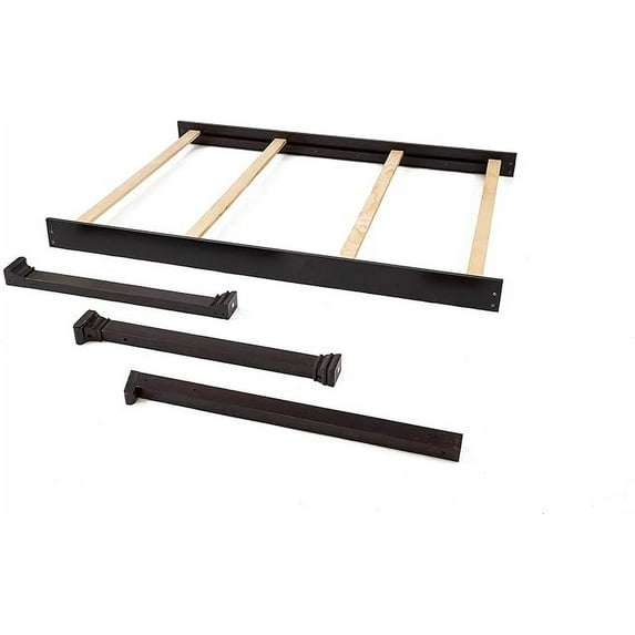Full Size Conversion Kit Bed Rails for Sorelle Crib & Changer Combos (Espresso, Verona Crib & Changer)