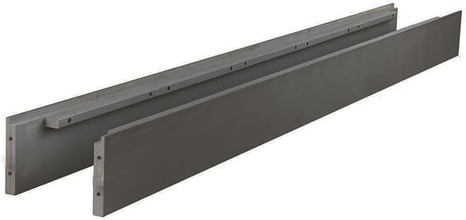Full-Size Conversion Kit Bed Rails for Ti Amo Cribs by Bivona (Slate)