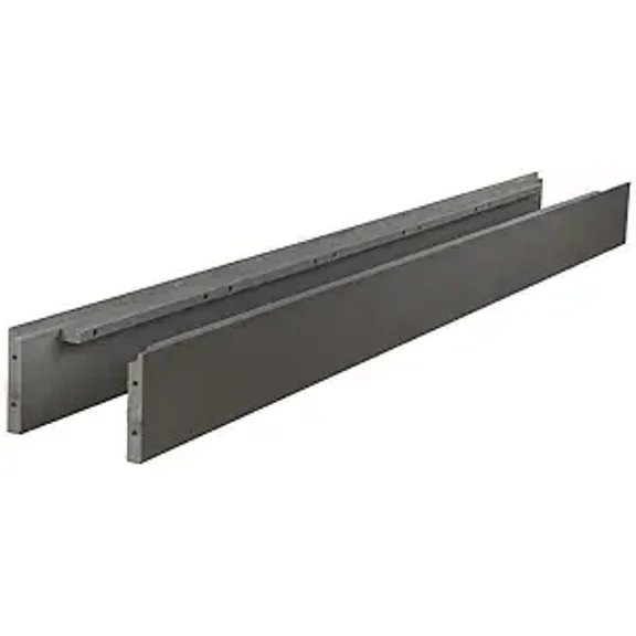 Full-Size Conversion Kit Bed Rails for Ti Amo Cribs by Bivona (Wire Brushed Grey)