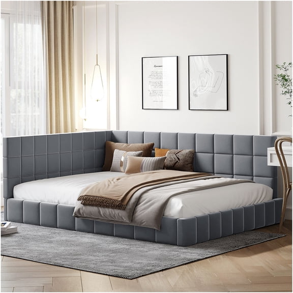 Full Size Convertible Sofa Bed, Velvet Upholstered Sleeper Couch with Backrest for Living Room, Space Saving Modern Furniture