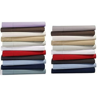 Full Size Egyptian Cotton 4-PC Sheet Set Full (54x75) Fits Upto 16-18" Deep Pocket 550 Thread Count Gold Color Stripe Pattern
