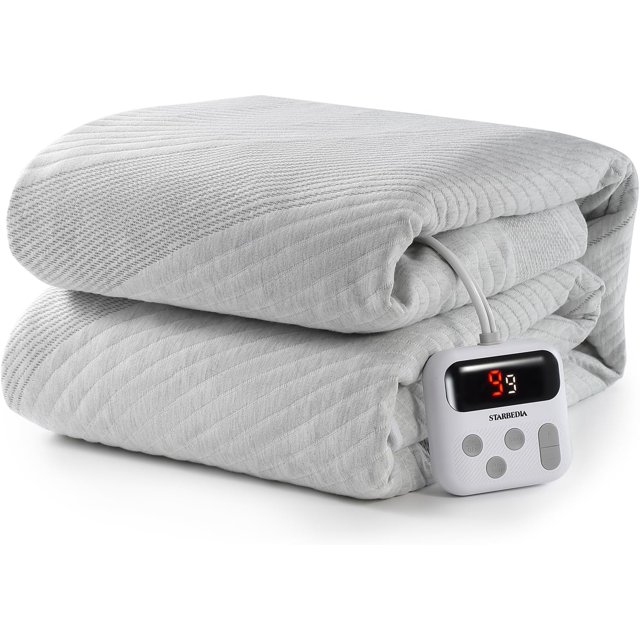 Full Size Electric Mattress Pad, Soft and Breathable Heated Bed Warmer