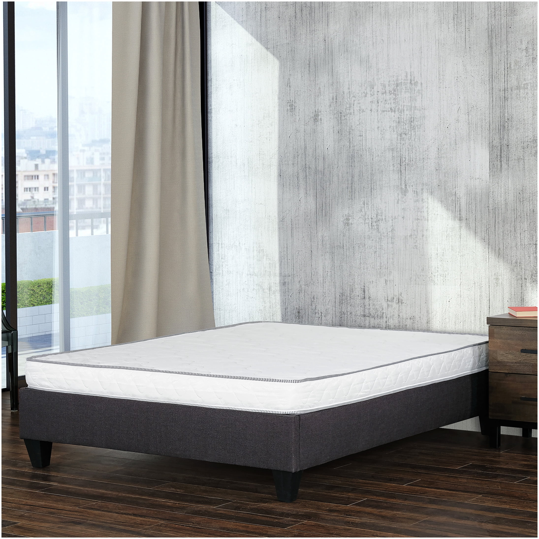 Full Size Firm Mattress, 6 Inch Bed in a Box, CertiPUR-US Certified Foam, Reversible Design for Enhanced Durability