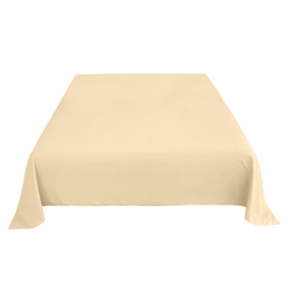 Full Size Flat Sheet Ultra Soft Polyester and 100% Organic Cotton Blend Hotel Quality Bed Sheet Free Easy Care Cooling Breathable Comfortable Top Sheet Only with Design