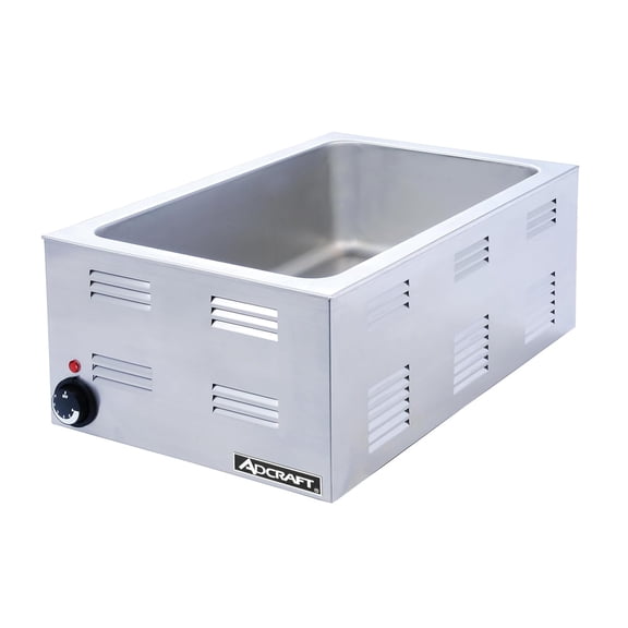Full Size Food Warmer, 1200W, in Stainless Steel (FW-1200W)