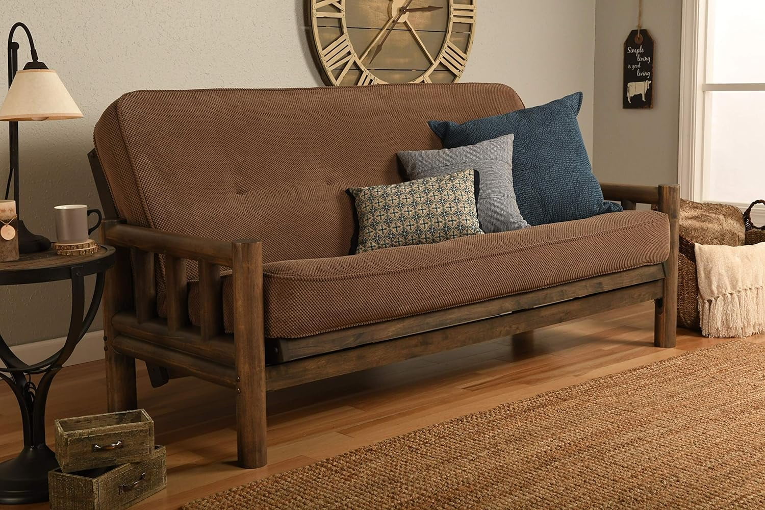 Full Size Futon Cover Pacific Super Plush Fabric Premium Collection