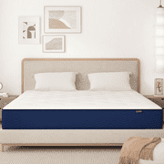 Full Size Gel Foam Mattress in a Box,10" Hybrid Mattresses Medium Firm Bed with Individually Pocket Coils Innerspring,Z-HOM