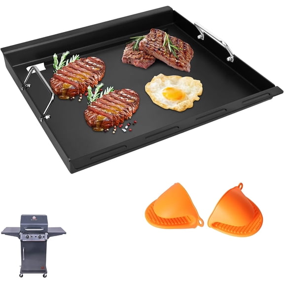 Full-Size Griddle Inserts for Performance 2 Burner 463251414 463660421 463630422 463655621, Flat Top Griddle for 463343015 463622514 463631410 463251414 G460-0500-W1 G430-0016-W1