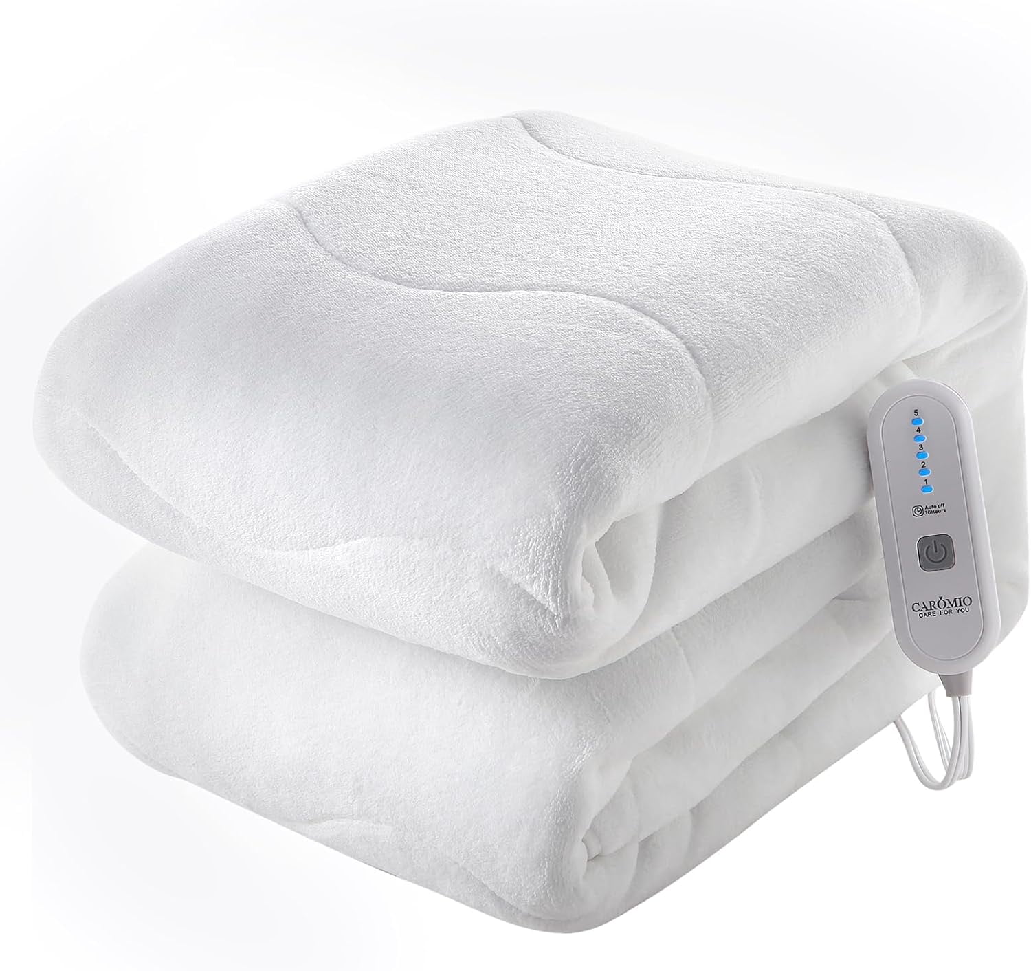 Full Size Heated Mattress Pad, Quilted Electric Cover with 5 Heat