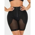 thumbnail image 1 of Full Size High-Waisted Lace Trim Shaping Shorts, 1 of 6
