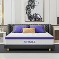 thumbnail image 1 of Anmiz 10 inch Full Size Mattress, CertiPUR-US Certified Memory Foam Hybrid Mattress in a Box, Breathable Soft Knitted Fabric Cover, 5-Zone Coils Support, Medium Firm Feel, Pressure Relief, 1 of 9