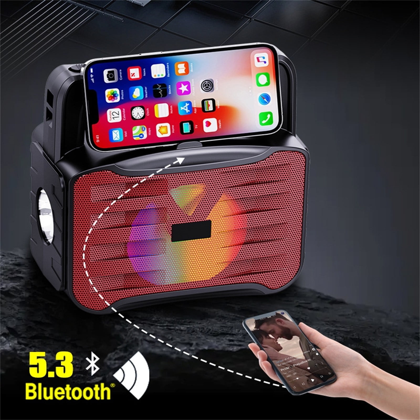 Full Size Jukebox compatible with Machine Wireless Room Speakers Wall