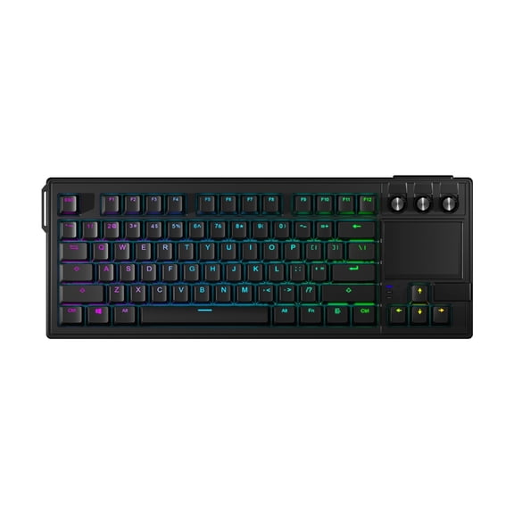 Full Size LCD Input Device Including Customizable Display Handle for Broadcasting and Blue green PC