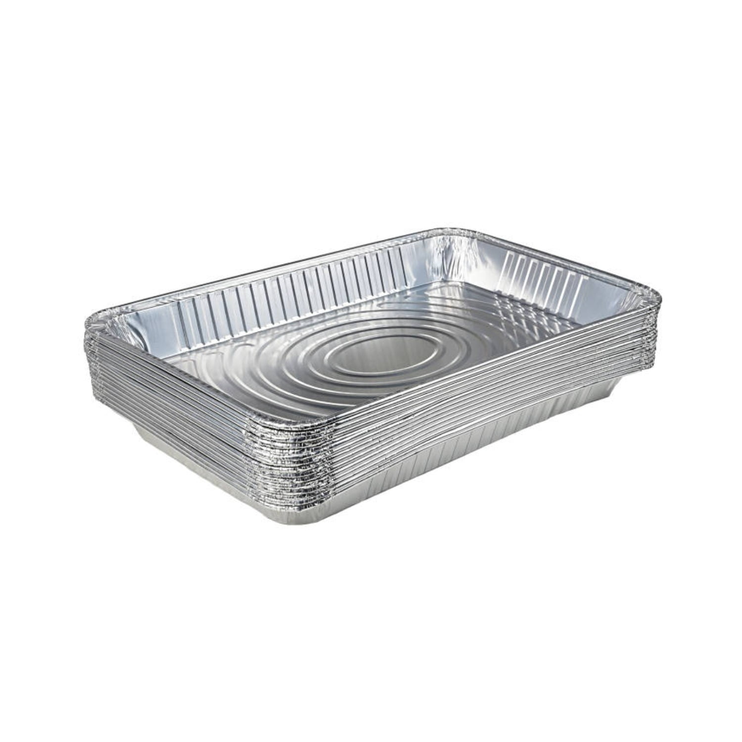 VeZee's Disposable 9X13 Aluminum Foil/Pan Pans Half Size Deep Steam Table  Bakeware - Cookware Perfect for Baking Cakes, Bread, Meatloaf,  Lasagna:100CT 