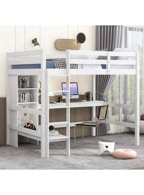 Loft Beds with Desks in Loft Beds - Walmart.com