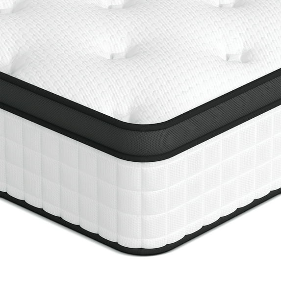 Full Size Mattress, 10 inch Hybrid Memory Foam Mattress in a Box, Skin Friendly, Pressure Relief