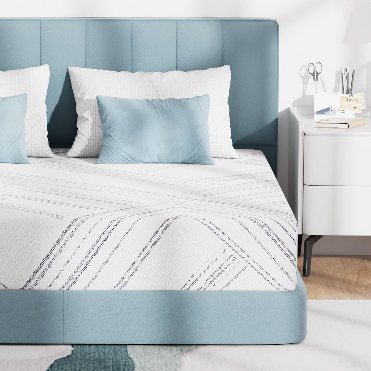 Full Size Mattress 10 inch, Medium Firm Mattresses with Cooling Gel Memory Foam, Removable Washable Cover, Full Mattress in a Box, Pressure Relief & Upgraded Support, Motion Isolation, CertiPUR-US