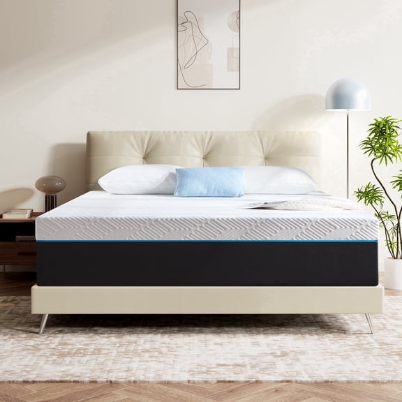 Full Size Mattress, 12" Full Gel Memory Foam Mattress in a Box Breathable Comfortable