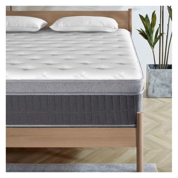 Full Size Mattress 12 Inch Memory Foam Hybrid Medium Firm Pocketed Springs Motion Isolation Edge Support In Box