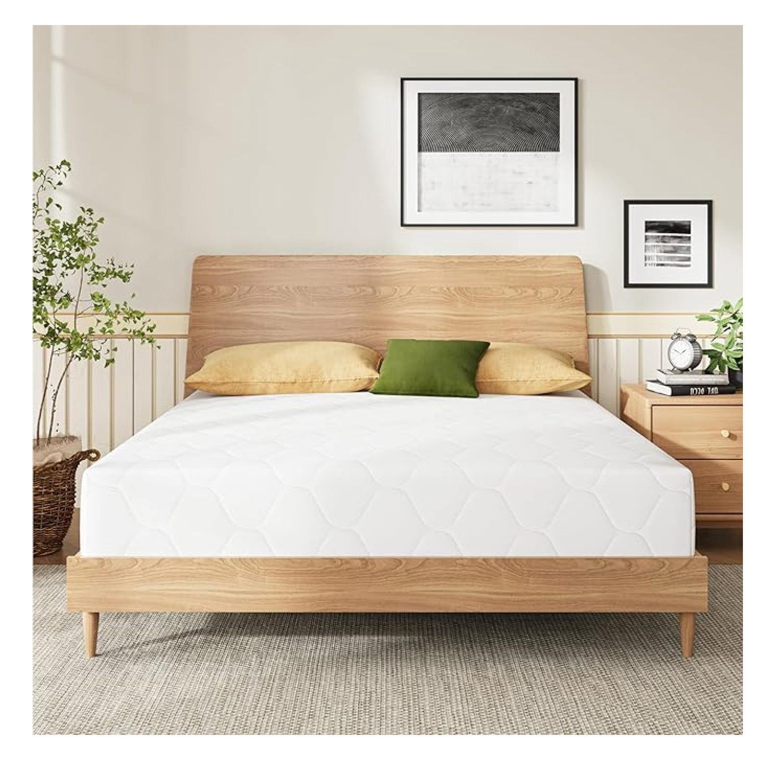 Full Size Mattress, 6 Inch Cooling Memory Foam Mattress for Deep Sleep & Pressure Relief, Medium Feel, Bed in a Box, Breathable, Certified, 75" L x 54" W