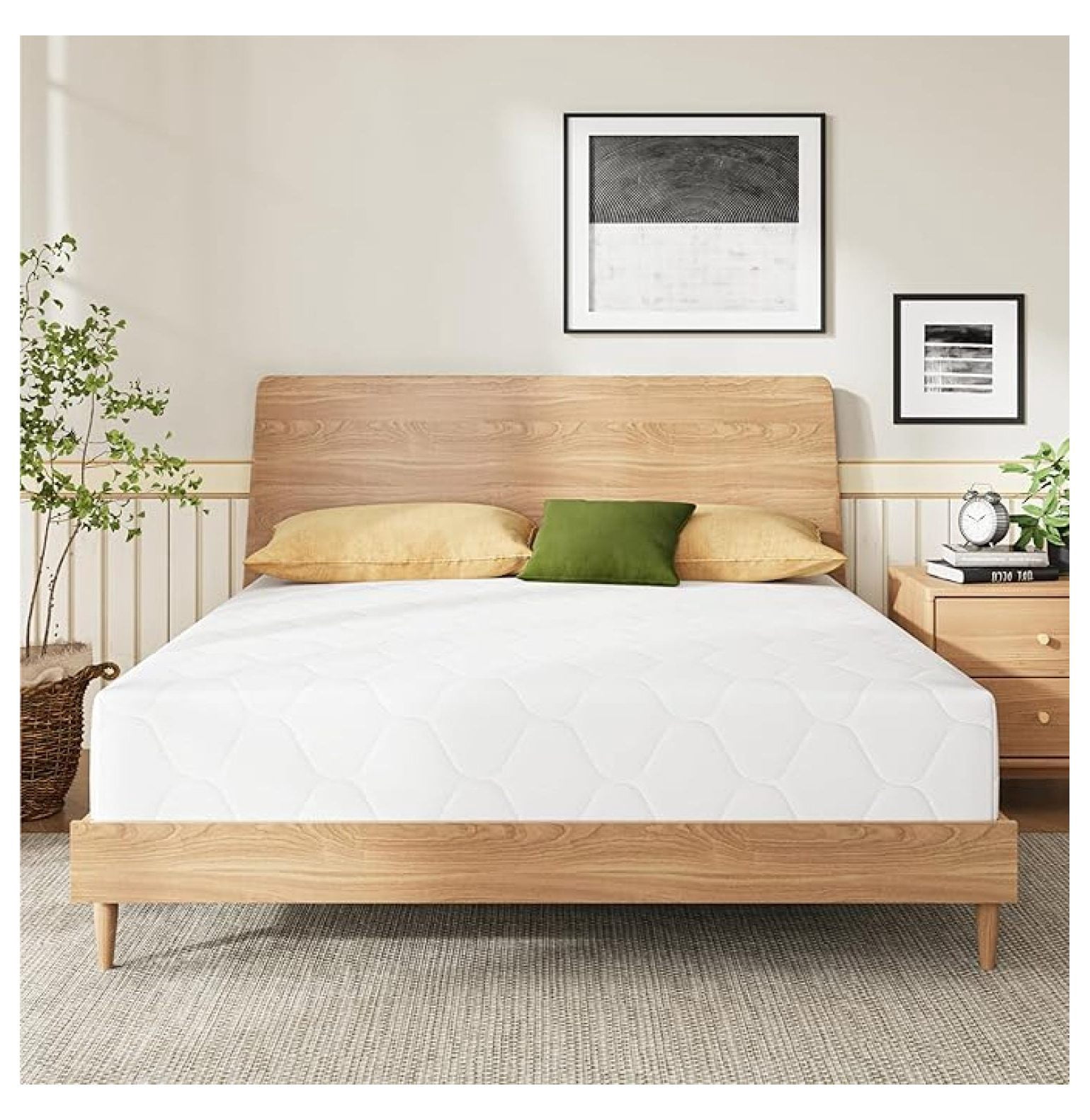 Full Size Mattress, 6 Inch Cooling Memory Foam Mattress for Deep Sleep & Pressure Relief, Medium Feel, Bed in a Box, Breathable, Certified, 75" L x 54" W