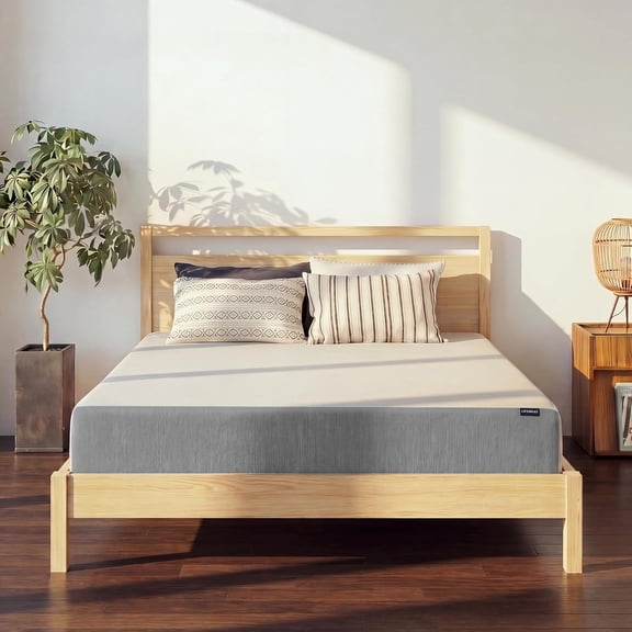 Full Size Mattress, 6 Inch Full Mattress, Basic Graphite Cooling Memory Foam Mattress in a Box, Pressure Relief with Medium Firm Support, CertiPUR-US Certified, 75''L x 54''W