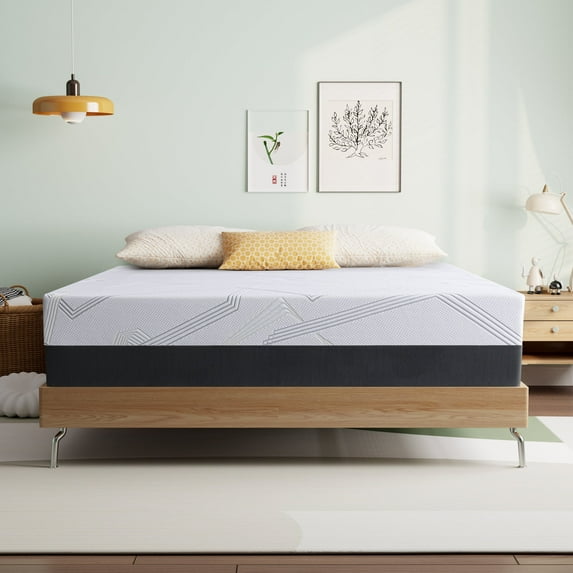 Full Size Mattress, FCCTO 10" Medium Gel Memory Foam Mattress in a Box for Adult
