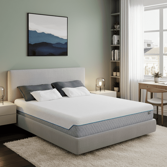 Full Size Mattress bed in a box,Smiaoer 10" Hybrid Memory foam Mattress, Medium Firm