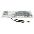Full Size Mechanical Keyboard 104 Keys USB Wired Gaming Keyboard with Numeric Keypad Red Switch