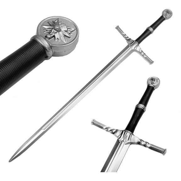 45 " Otaku Gear Full Adult Size Medieval Foam Practice Sword for Cosplay LARP Costume Halloween (Wild Hunt)