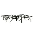thumbnail image 1 of Full Size Metal Bed Frame - Black, 54x75" Platform Bed Base for Bedroom. Sturdy, No Box Spring Needed. Industrial Style, Easy Assembly, Metal Construction., 1 of 6