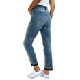 thumbnail image 1 of Full Size Mid Rise Rigid Magic Release Hem Jeans, 1 of 4
