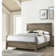thumbnail image 1 of Full Size Panel Bed With Grey Hue, Contemporary Bedroom Furniture, Wood Material Finish Bed, Gorgeous Frame, 1 of 2