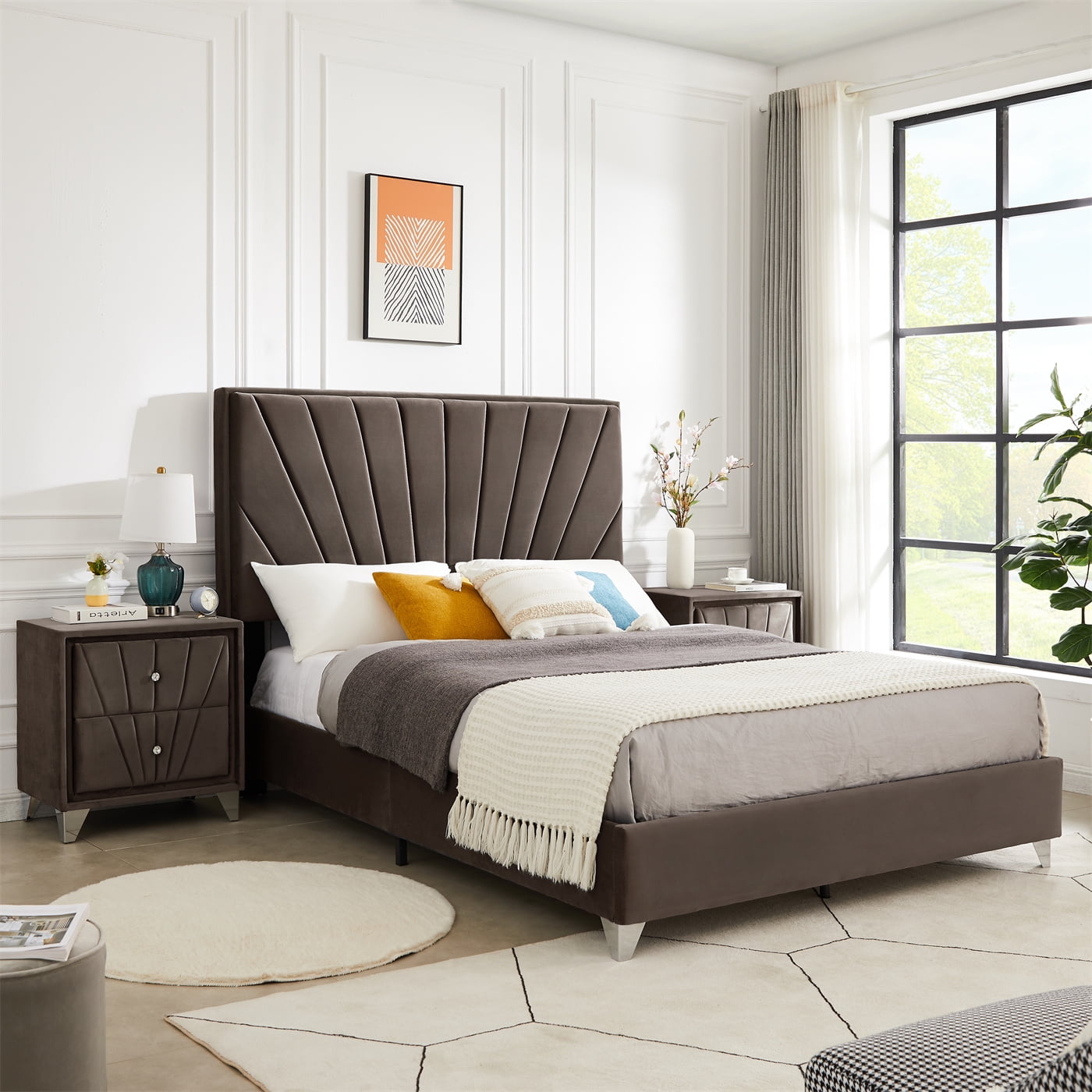 Full size mattress and on sale foundation set